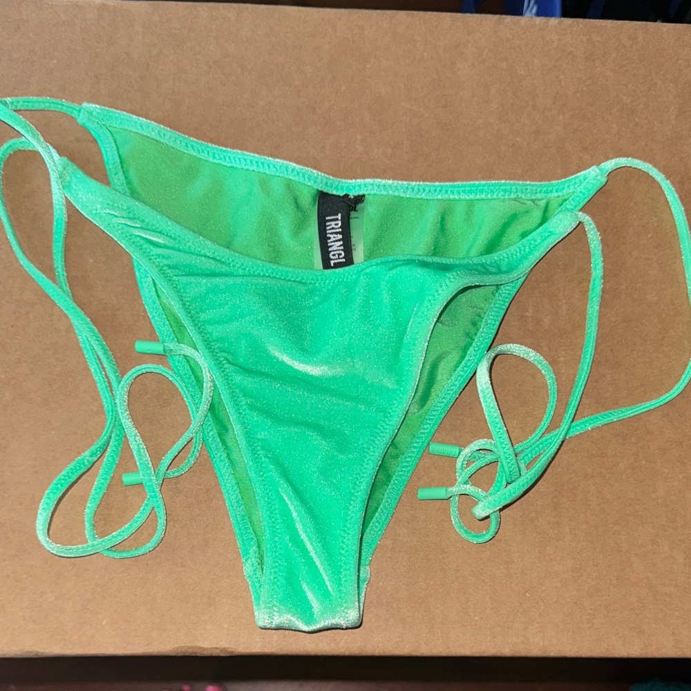 Triangl Swimwear Neon Green Bikini Bottom